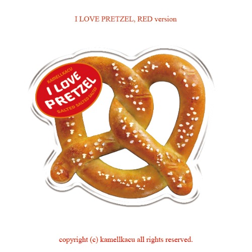 [아크릴] I love pretzel red ver.1 jellytok