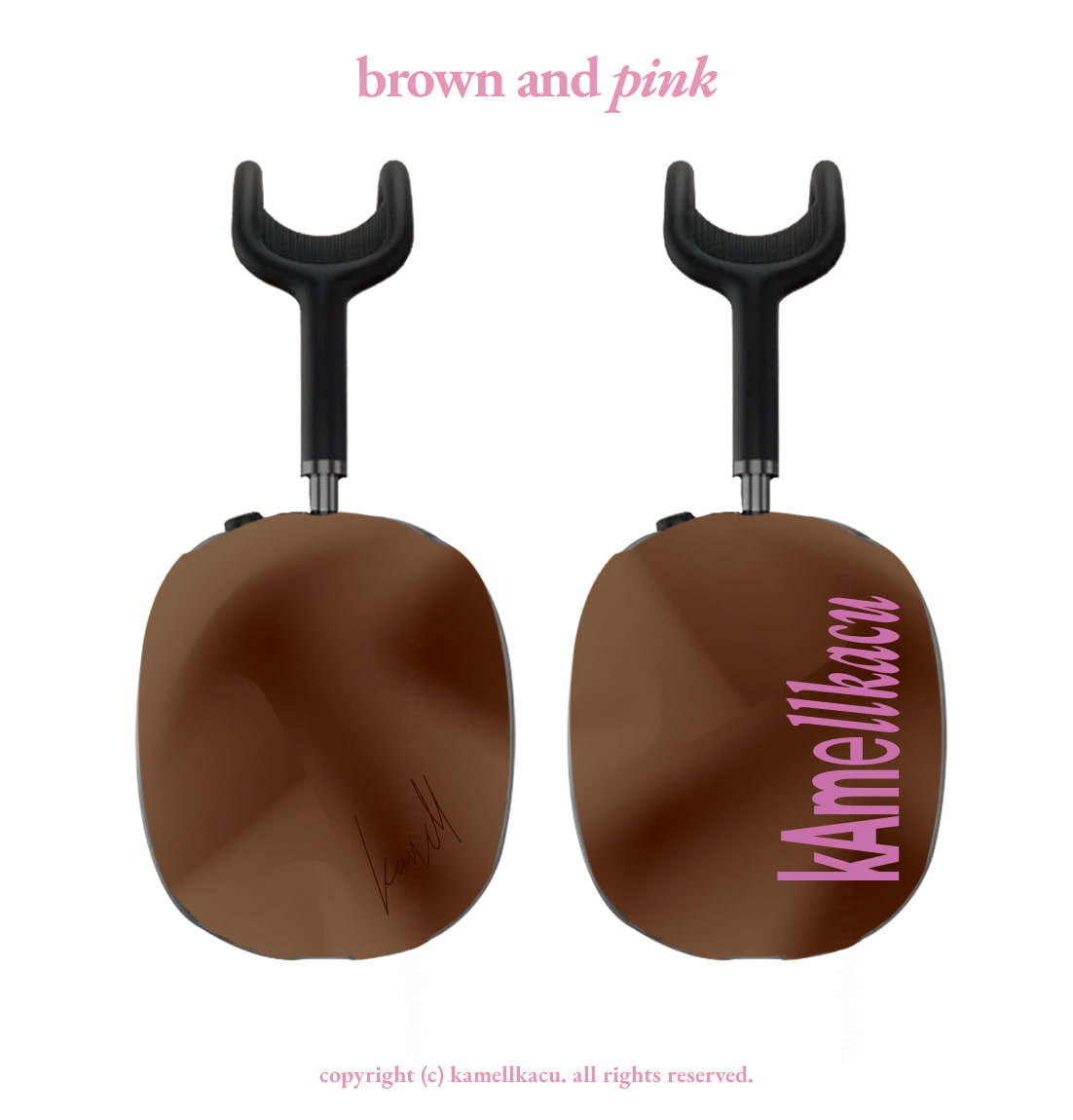 [하드] brown and pink, chocolate desert (사막) max hard case